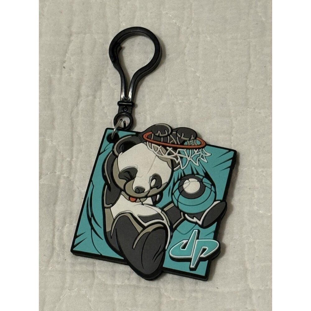 Panda Slam Dunk Basketball Dude Perfect KeyChain RARE Backpack Keys‎ Accessory - Picture 4 of 4